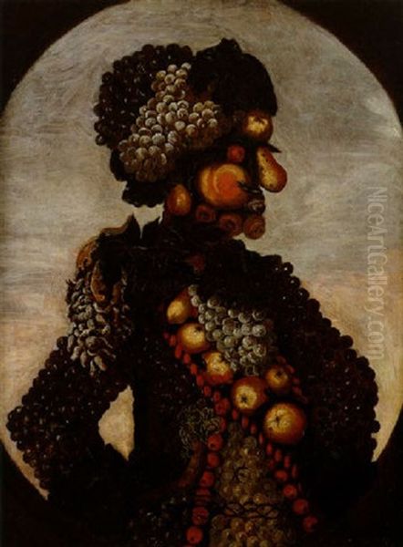 L'automne Oil Painting by Giuseppe Arcimboldo