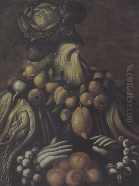 Allegoria Dell'inverno Oil Painting by Giuseppe Arcimboldo