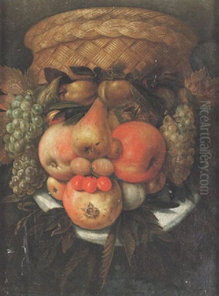 Hosten - Antropomorfiskt Huvud I Form Av Fruktstilleben by Giuseppe Arcimboldo