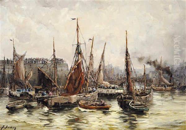 Le Port Oil Painting by Henri Arden