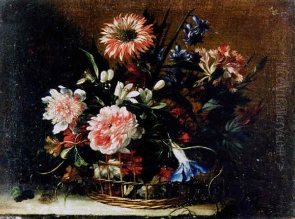 Blumenstilleben Oil Painting by Juan De Arellano