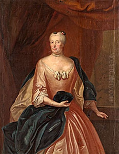 Ingeborg Christina Stael Von Holstei, Fodd Horn Af Rantzien Oil Painting by Olof Arenius