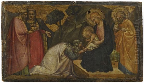 The Adoration Of The Magi by Spinello Aretino