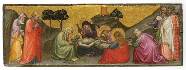 The Lamentation Oil Painting by Spinello Aretino