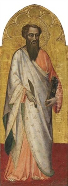 Saint Bartholomew Oil Painting by Spinello Aretino