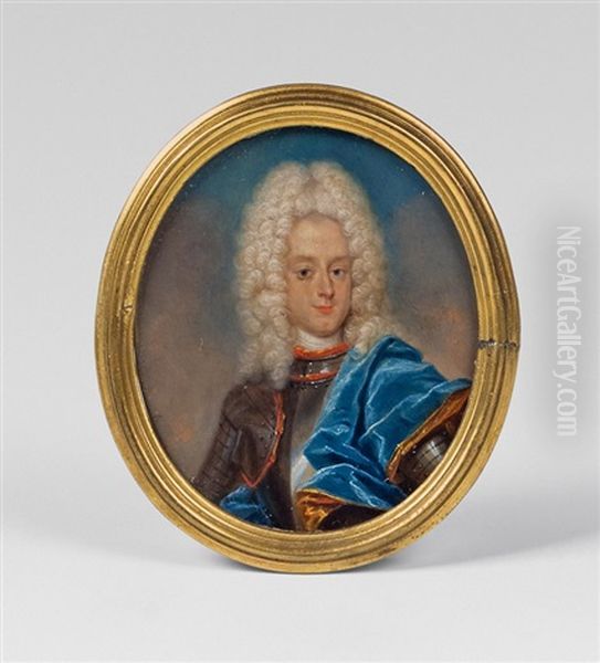 Portrait Of A Noble Man Oil Painting by Jacques-Antoine Arlaud