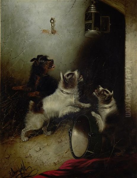 They Wont Be Happy Till They Get It Oil Painting by Edward Armfield