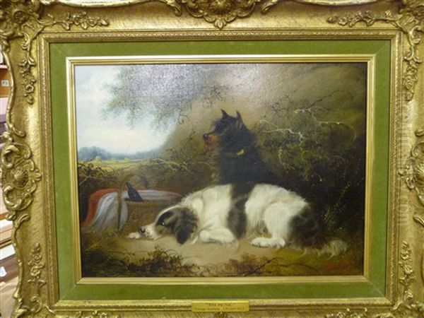 The Picnic; They Also Serve (pair) Oil Painting by Edward Armfield