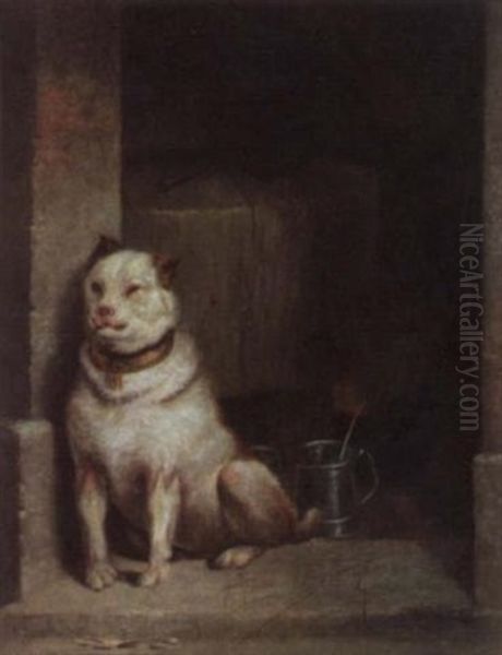 The Drunken Dog Oil Painting by Edward Armfield