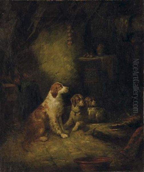 Tre Cani Oil Painting by George Armfield