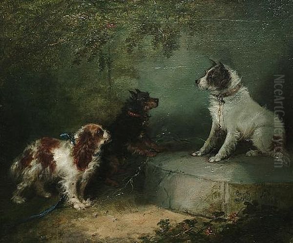 "bounty The Flirt" Oil Painting by George Armfield