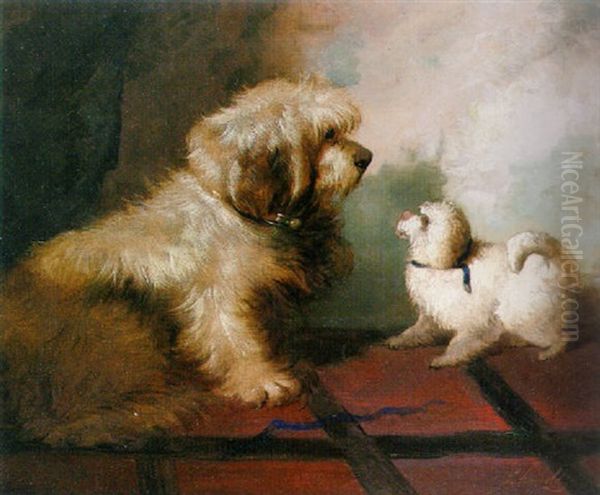 Won't You Play? Oil Painting by George Armfield