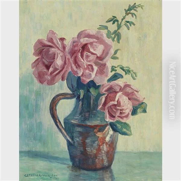 Roses Oil Painting by Caroline Helena Armington