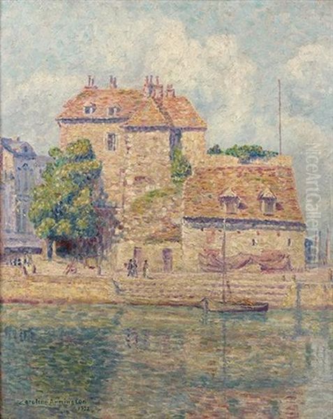 La Lieutenance A Honfleur Oil Painting by Caroline Helena Armington