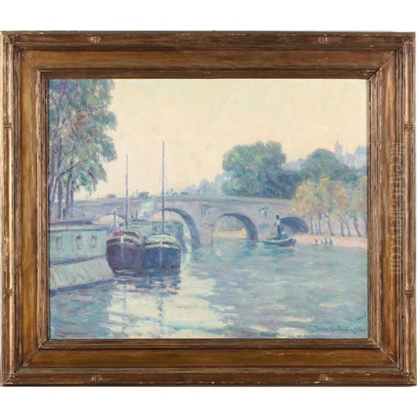 Paris Oil Painting by Frank Milton Armington