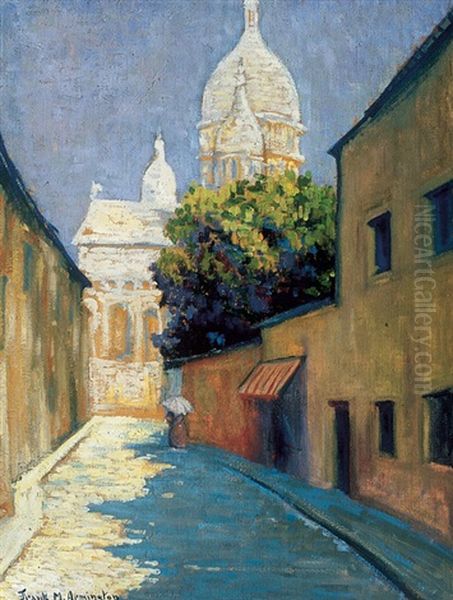 Montmartre Oil Painting by Frank Milton Armington