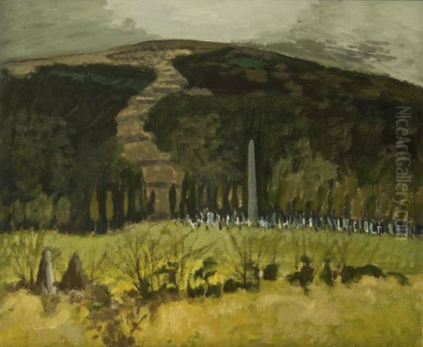 Glendalough Oil Painting by Arthur Armstrong