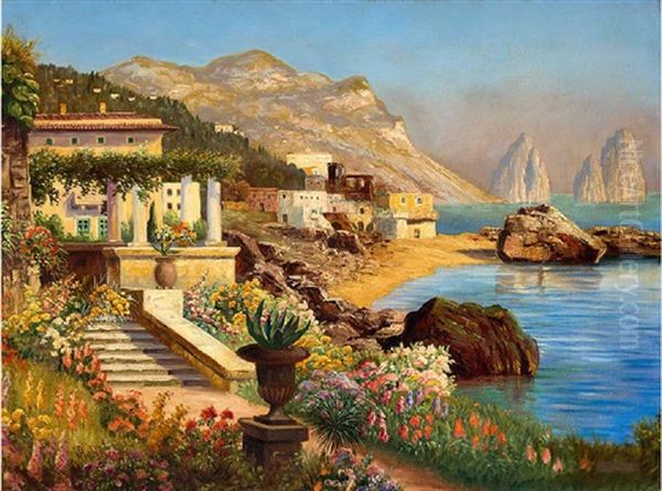 Landschaft Auf Capri Oil Painting by Alwin Arnegger