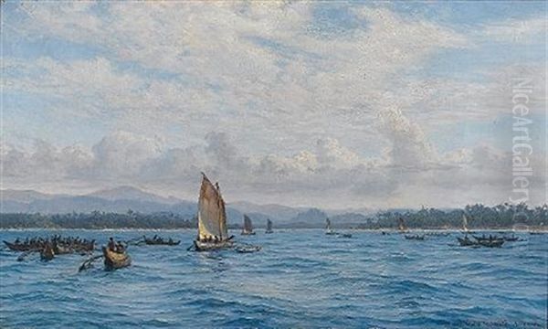 Under Ceylon Oil Painting by Vilhelm Karl Ferdinand Arnesen