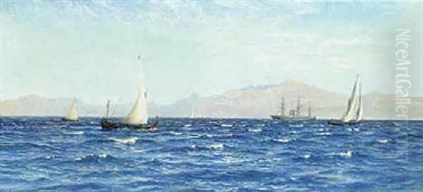 I Det Rode Hav Under Sinai Bjerg Oil Painting by Vilhelm Karl Ferdinand Arnesen