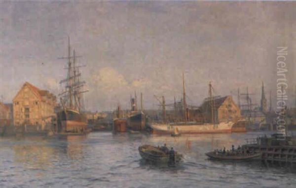 Fra Kobenhavns Havn by Vilhelm Karl Ferdinand Arnesen