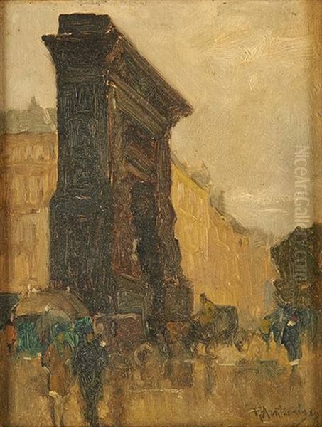 Place Animee Oil Painting by Floris Arntzenius