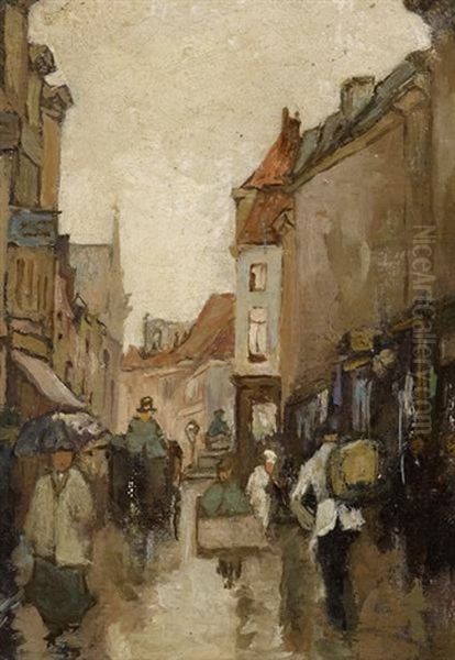 Strase (study) Oil Painting by Floris Arntzenius