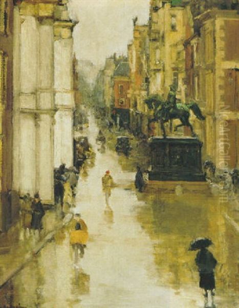 Noordeinde Oil Painting by Floris Arntzenius