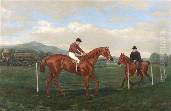 Longchamp, Jockey Oil Painting by George Arnull