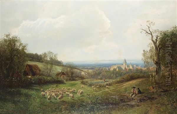 Above The Lake (lake Constance?) by Albert Arnz