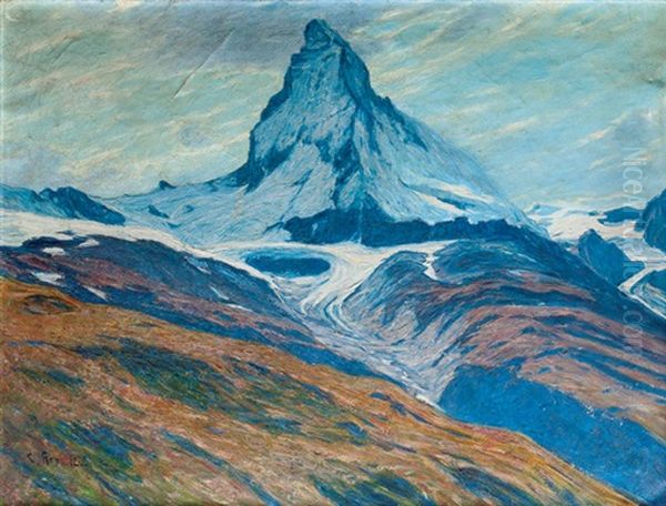 The Matterhorn Oil Painting by Carl Arp