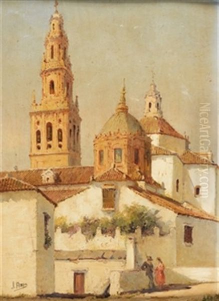 Rincon Andaluz Oil Painting by Jose Arpa Perea