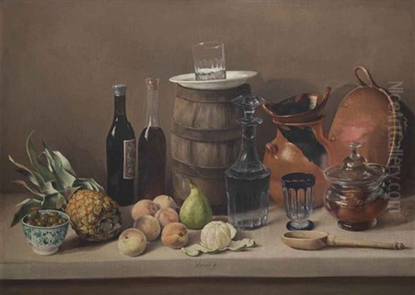 Cuadro De Comedor Con Tazon De Loza Con Aceitunas Oil Painting by Jose Agustin Arrieta