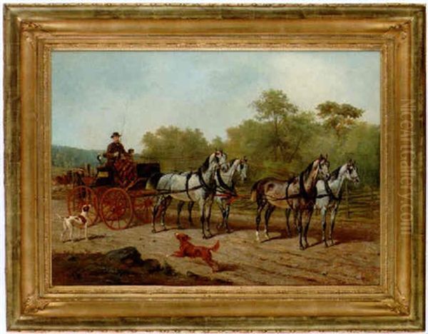 Ryttmastare Carl August Tamm Pa Fogelsta Oil Painting by Johan Georg Arsenius