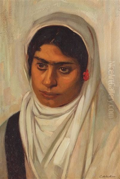 Basmaua Alba Oil Painting by Constantin Artachino