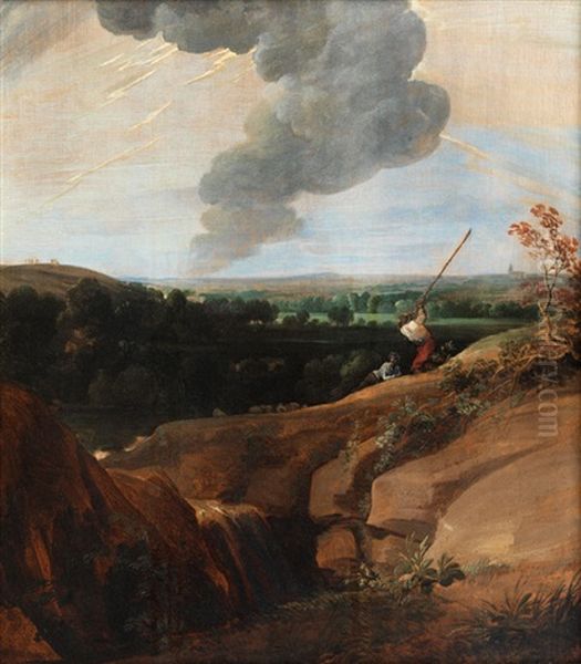 Landschaft Oil Painting by Jacques d' Arthois