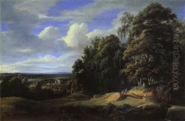 Flamische Landschaft Oil Painting by Jacques d' Arthois