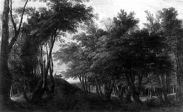 Paysage De Foret Dans La Campagne Flamande Oil Painting by Jacques d' Arthois