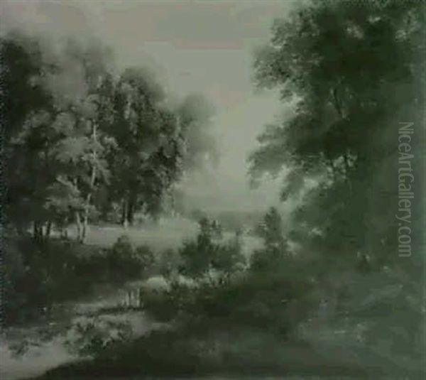 Paysage De Riviere Dans La Campagne Flamande Oil Painting by Jacques d' Arthois