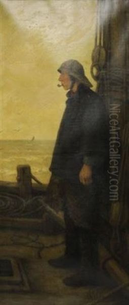 The Fisherman Oil Painting by David Adolf Constant Artz