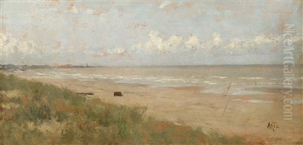 Coast - North Holland Oil Painting by David Adolf Constant Artz