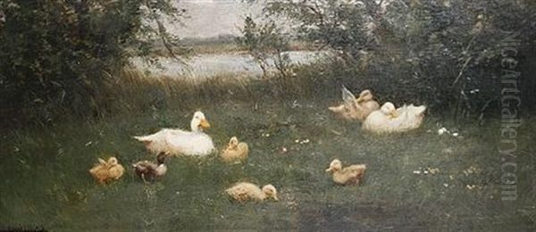 A Happy Brood by David Adolph Constant Artz