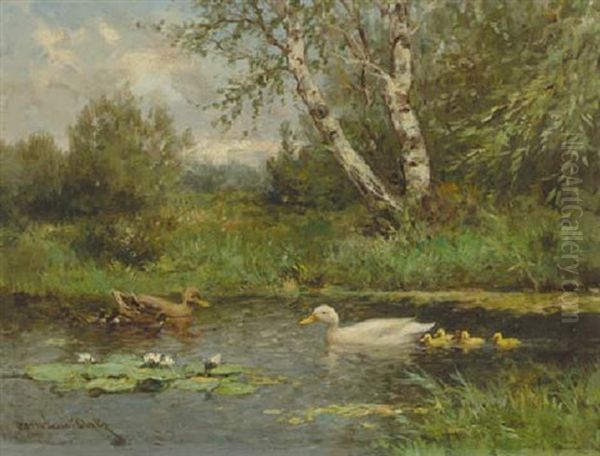 The First Swim by David Adolph Constant Artz