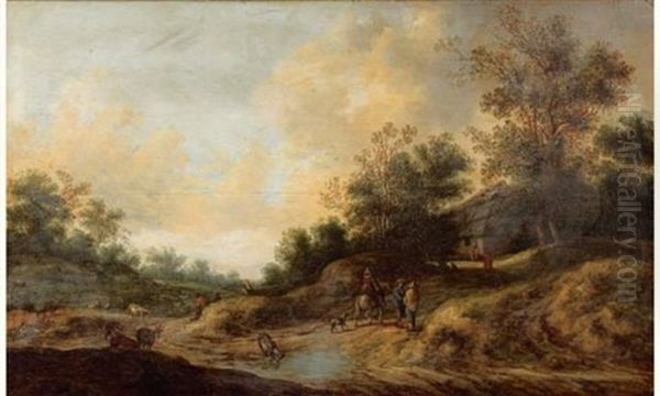 Paysage Anime Oil Painting by Pieter Jansz van Asch