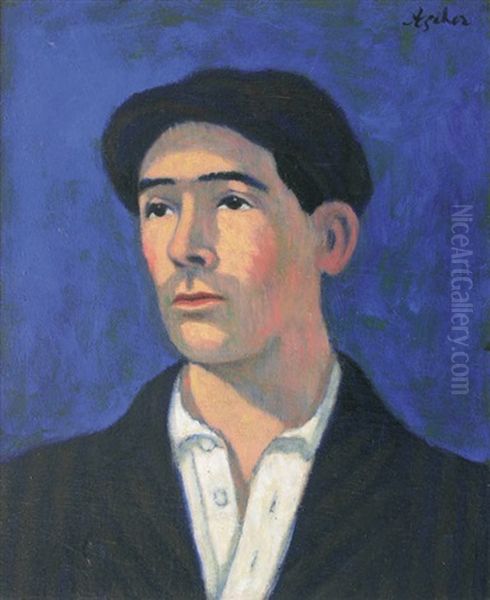 Autoportrait (?) Oil Painting by Georges Ascher