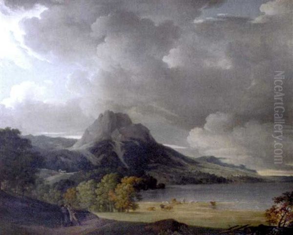 Landschaft Oil Painting by William Ashford