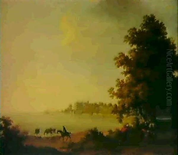 View Of Shane's Castle On Lough Neagh by William Ashford