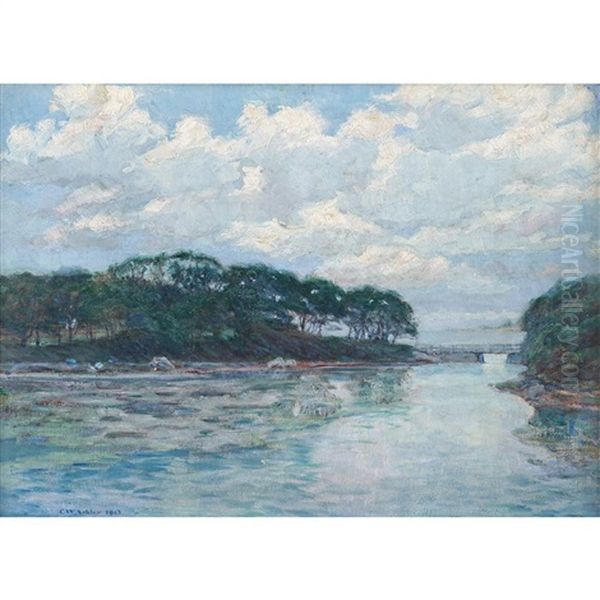 Ebbing Tide Oil Painting by Clifford Warren Ashley