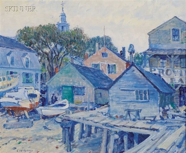 Provincetown Bar And Bakery Oil Painting by Clifford Warren Ashley