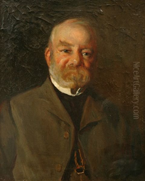 Portrait Of The Honourable Henry Gullett Mla? Oil Painting by Julian Rossi Ashton